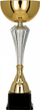 Kupë metalike Victoria Sport, 40cm, ar-argjend