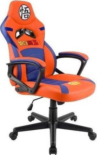 Karrige gaming Dragon Ball Z Junior, për kalamoj, me rrota, portokalli vjollcë