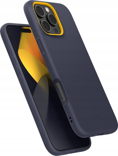 Çantë telefoni Spigen Caseology Nano Pop MagSafe, për iPhone 16 Pro Max, TPU, blu e errët