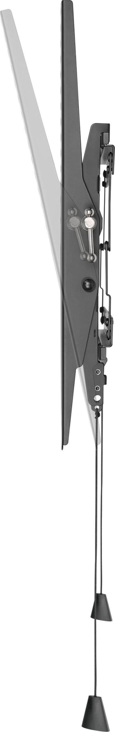 Mbajtëse muri TV Deltaco Office e fortë, me pjerrje dhe palosje, 32"-70", metal i fortë, e zezë