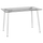 Tavolinë kuzhine Idealla HM8498.03, metal dhe xham, 120x70x75 cm, e bardhë mat