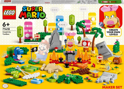 Set ndertimi Lego Super Mario Creativity Toolbox 71418, 6+ vjeç, shumengjyrsh