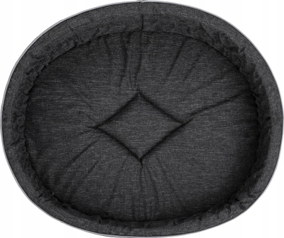 Shtrat për qen Hobbydog R7 Foam Bed, ekolen, i zi