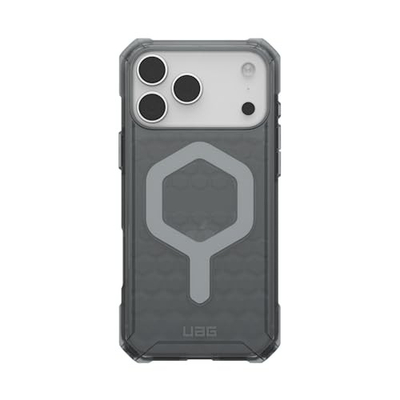 Mbulesë telefoni UAG Essential Armor për iPhone 17 Pro Max, MagSafe, mbrojtje ushtarake, gri e tejdukshme Ash