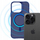 Mbrojtëse telefoni 3MK Smoke MagCase për iPhone 16 Pro Max, MagSafe, polikarbonat, blu
