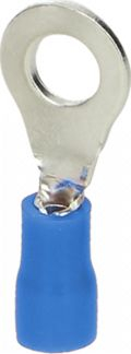 Lidhëse rrethore e izoluar 2.5mm² M4, set 100 copë, blu