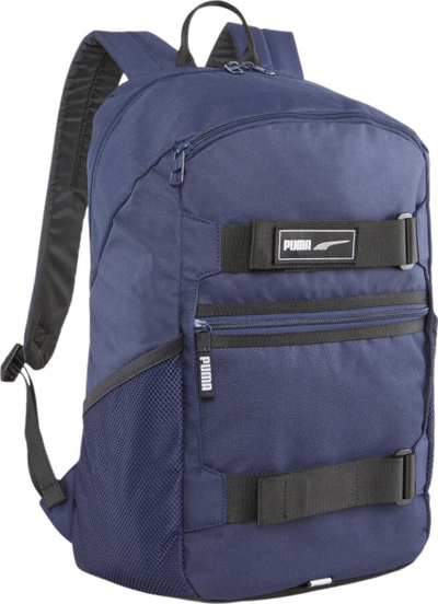 Çantë shpine Puma Deck Backpack 79191 08, me vend për laptop, poliestër, blu navy