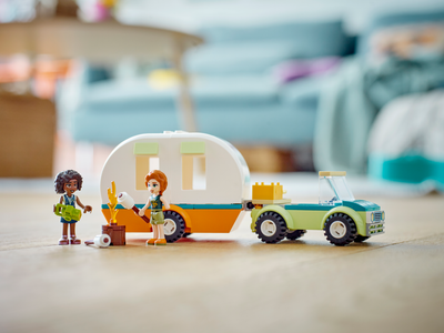 Set ndërtimi LEGO Friends Holiday Camping Trip 41726, kamping, 87 copë, shumëngjyrësh