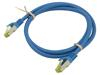 Kabllo rrjeti Goobay 69394, Cat 6a S/FTP, 1m, blu