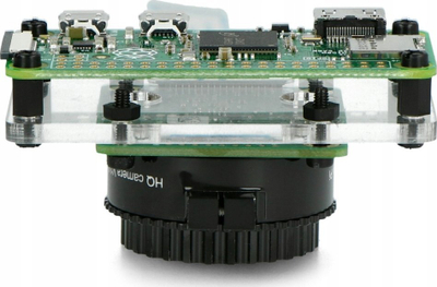 Pllakë montimi Raspberry Pi Zero HQ Camera, akrilik, e tejdukshme
