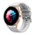 Smartwatch Gravity GT2 5, ekran 1.28" IPS, IP67, rozë gold me rrip gri
