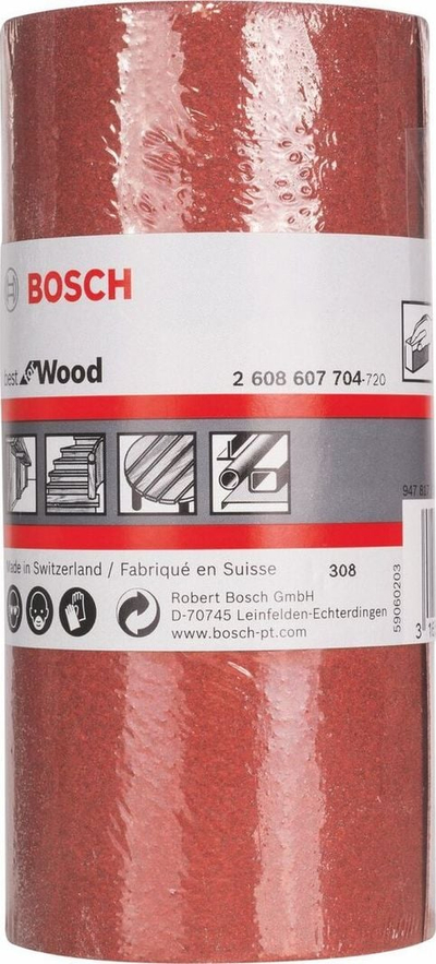 Rrip gërryes Bosch C470 për dru dhe bojë, 115mm, 5m, granulim 180