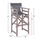 Stol bari Limnos + textilene HM10560.10, gri