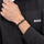 Byzylyk për meshkuj Hugo Boss Code 1580728M, i zi