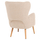 Kolltuk Mylie 66x75x93Hcm (HM8394.23), bardhë