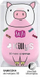 Sfungjer make-up Intervion 3D Makeup Sponge 500295, pa lateks, rozë