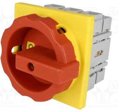 Çelës izolues paneli Siemens SENTRON, 3 pole, 100A, IP65, i kuq