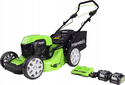 Kositëse bari Greenworks GD24X2LM46SP, 48V pa kabllo, prerje 460mm, jeshile