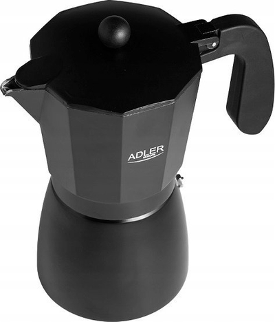 Xhezve moka Adler AD 4420, 520ml, për espresso, e zezë