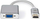 Adapter HDMI në VGA Nedis, 1080p, dalje audio 3.5mm, argjendtë