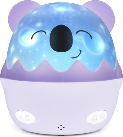 Llambë nate me muzikë BigBen Music Night Lamp, altoparlant Bluetooth, dritë me intensitet që e çon si të duash, e bardhë
