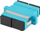 Adapter fibër optike Lanberg MM SC UPC Duplex OM3, turquoise