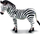 Figurë lodër CollectA Common Zebra, plastik, me pamje si e gjallë, bardh e zi