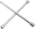 Çelës kryq MOB Tools 17x19x22x1/2, çelik chrome vanadium, i argjendtë