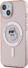 Këllëf telefoni Karl Lagerfeld IML Choupette MagSafe për iPhone 14 15 13 6.1", i tejdukshëm, rozë