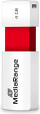 USB Flash MediaRange MR970, 4GB, USB 2.0, e kuqe me të bardhë