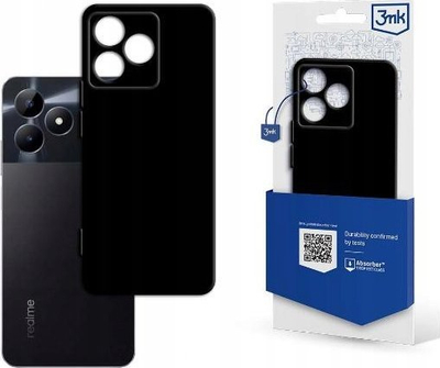 Kapak telefoni 3MK Matt Case për Realme C51 4G, matte, i zi