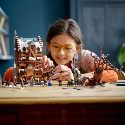 Set LEGO® Harry Potter™ 76407 Crackling Hut and Thresher Willow