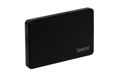 Kuti e jashtme për disk SPR TYPE C 01, 2.5", USB 3.1 Type C, e zezë