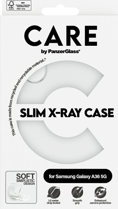 Këllëf telefoni CARE by PanzerGlass SLIM X-RAY, Samsung Galaxy A36 5G, i tejdukshëm