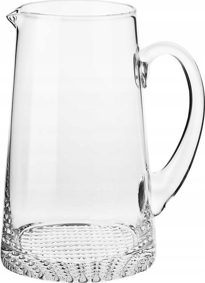 Сет бокал и 6 чаши Krosno Fjord, 300ml, 1L, транспарентен