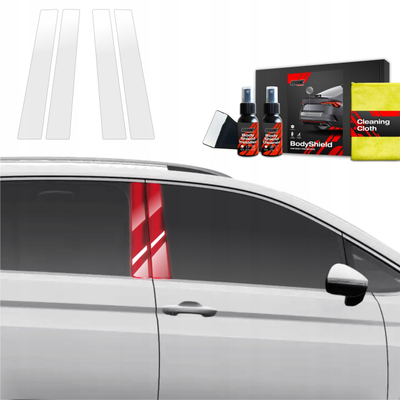 Set folie mbrojtëse B-Pillar Volkswagen Touran, 4 copë, transparente, 2024-2026