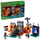 Set lodër LEGO Minecraft The Wither Battle 21126, ndërtim kreativ, shumë pjesë, shumëngjyrësh