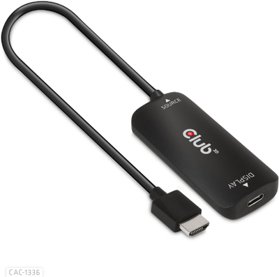 Адаптер HDMI во USB Type C CLUB3D, 8K 30Hz, 4K 120Hz, црн