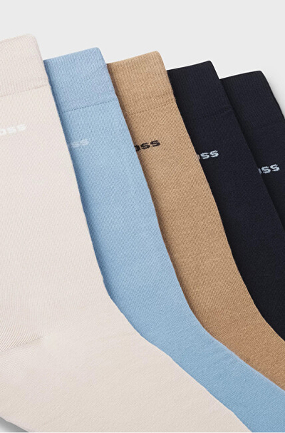Çorape për meshkuj Hugo Boss, 5 palë, shumëngjyrëshe