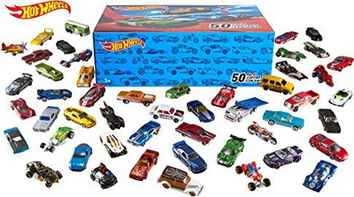 Set lodrash Hot Wheels Classic 50-Car Collection, 50 vetura 1:64, shumëngjyrëshe