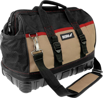 Çantë veglash Dedra Tool Bag N0041, 22 xhepa, fund i përforcuar, shumëngjyrëshe