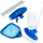 Set pastrimi pishine Pool Vacuum, tub teleskopik 184 cm, pa rrymë, blu