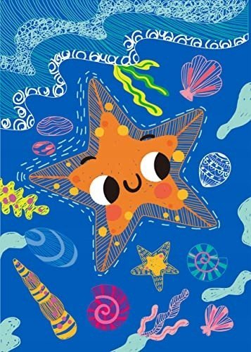 Libër kreativ Avenir A5 Scratch Book Under the Sea, aktivitet gërvishtjeje, për fëmijë 6+