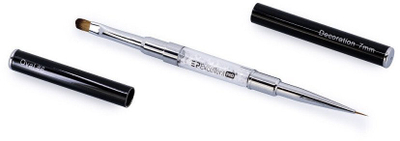 Furçë make up Excellent PRO Decoration Brush 2 in 1, ovale 7mm, për nail art, metalike