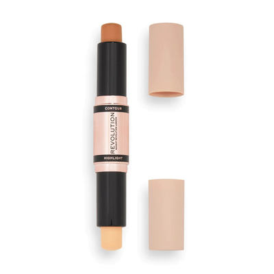 Konturë & shkëlqyes për faqe Makeup Revolution Stick, Medium, 4.3g
