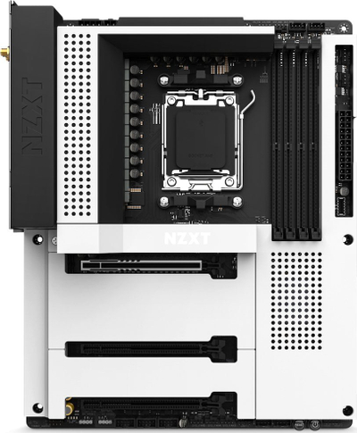 Pllakë amë Nzxt N7 B650E MATT, e bardhë