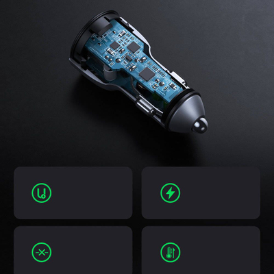 Karikues veture Ugreen CD213, 2x USB A, 3A, i zi