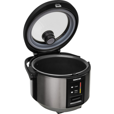 Tenxhere speciale për gatimin e orizit Sencor SRM 1890SS, 700 W, 1.8 l, e argjendtë