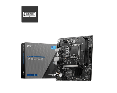 Motherboard MSI PRO H610M E, Intel LGA1700, DDR4, mATX