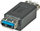 Adapter USB Roline 12.03.2991, USB 3.0, A femër në A femër, i zi